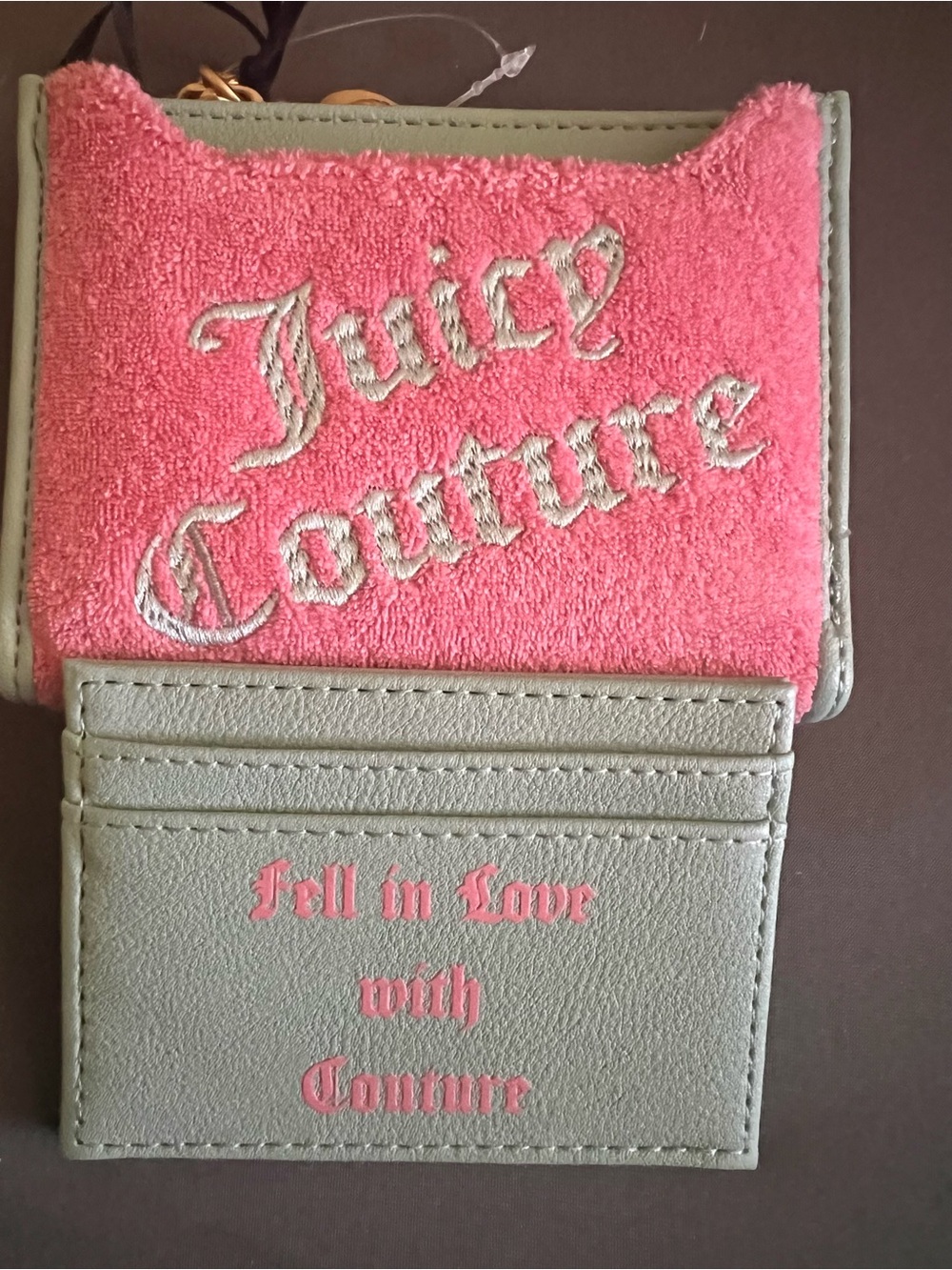 NWT Juicy couture gelato on the beach bifold pullout cardholder wallet